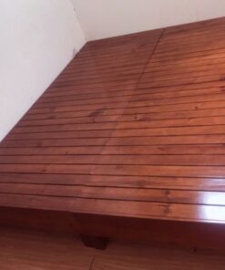 Giường pallet gỗ thông chân cao giá rẻ