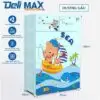 Tủ hộc kéo qui phúc deli max 5 tầng