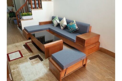 Sofa góc gỗ sồi nga giá tốt