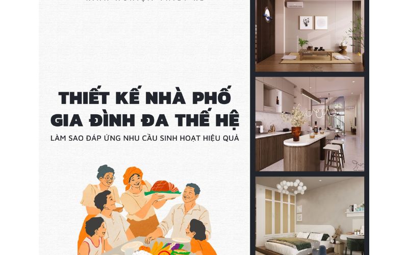 thiết kế nội thất đa thế hệ