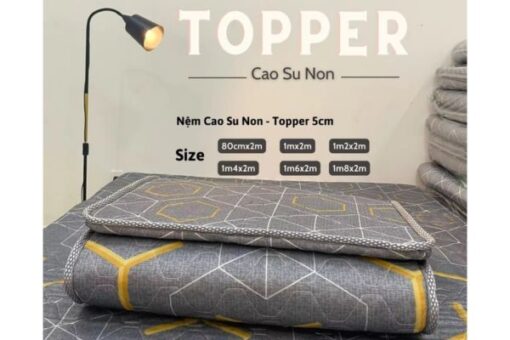 tấm nệm topper cao su non giá rẻ bền đẹp