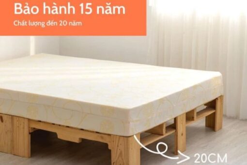 nệm foam hoạt tính trung sơn chính hãng giá tốt