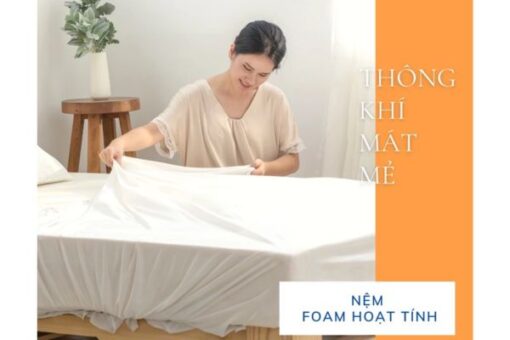 nệm foam hoạt tính trung sơn giá tốt