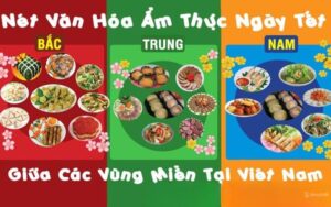 ẩm thực tết 3 miền