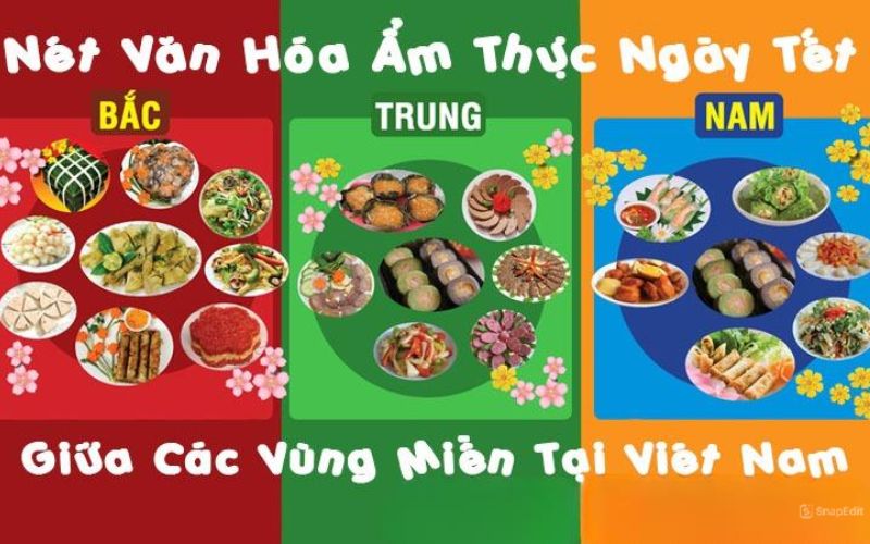 ẩm thực tết 3 miền