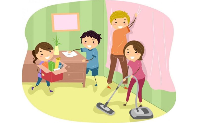 làm việc giúp trẻ gắn kết với gia đình